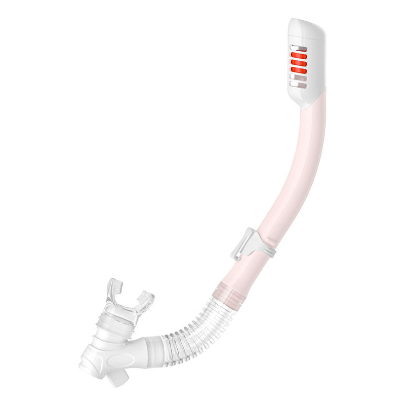 สีแดง การฝึกอบรมกีฬา ใต้น้ํา การดําน้ํา หายใจท่อซิลิโคน PVC ปากสําหรับเด็ก