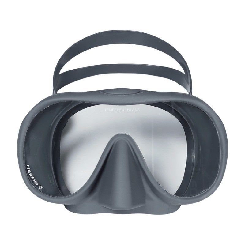 ส่งตรง ไม่กรอบ ลึกดําน้ํา Scuba Diving หน้ากากกันหมอก สเปรย์ฟรี ครึ่งหน้ากาก