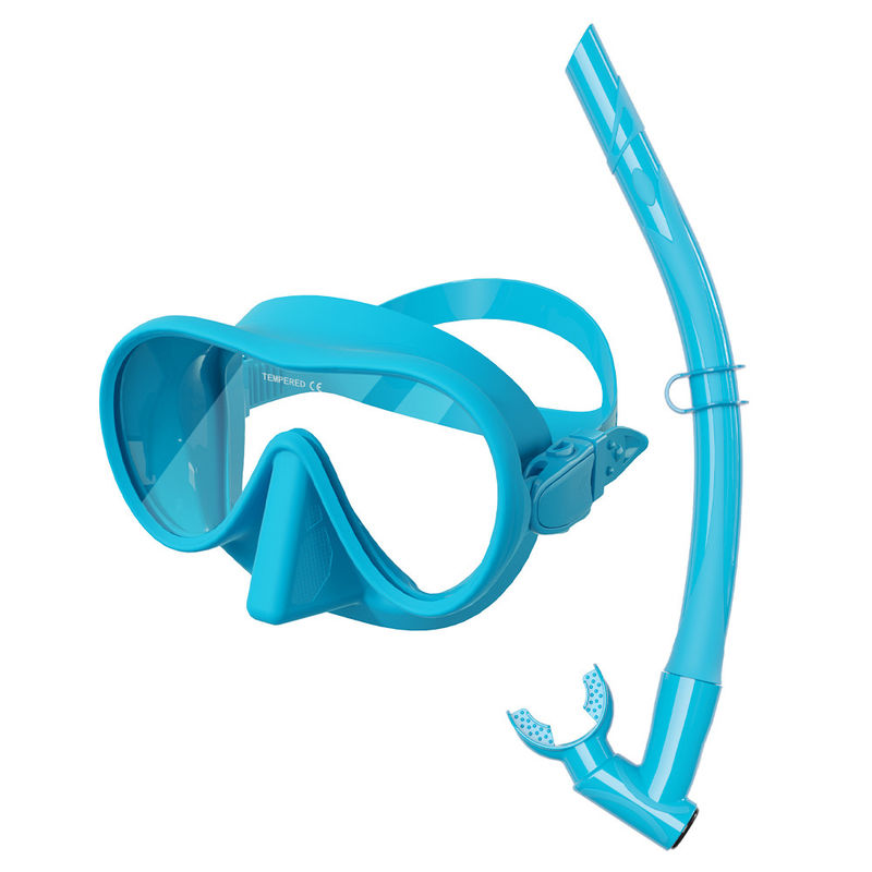 2024 Sviluppa Maschera da snorkeling per adulti con gonna in silicone liquido e stile Maschera da snorkeling
