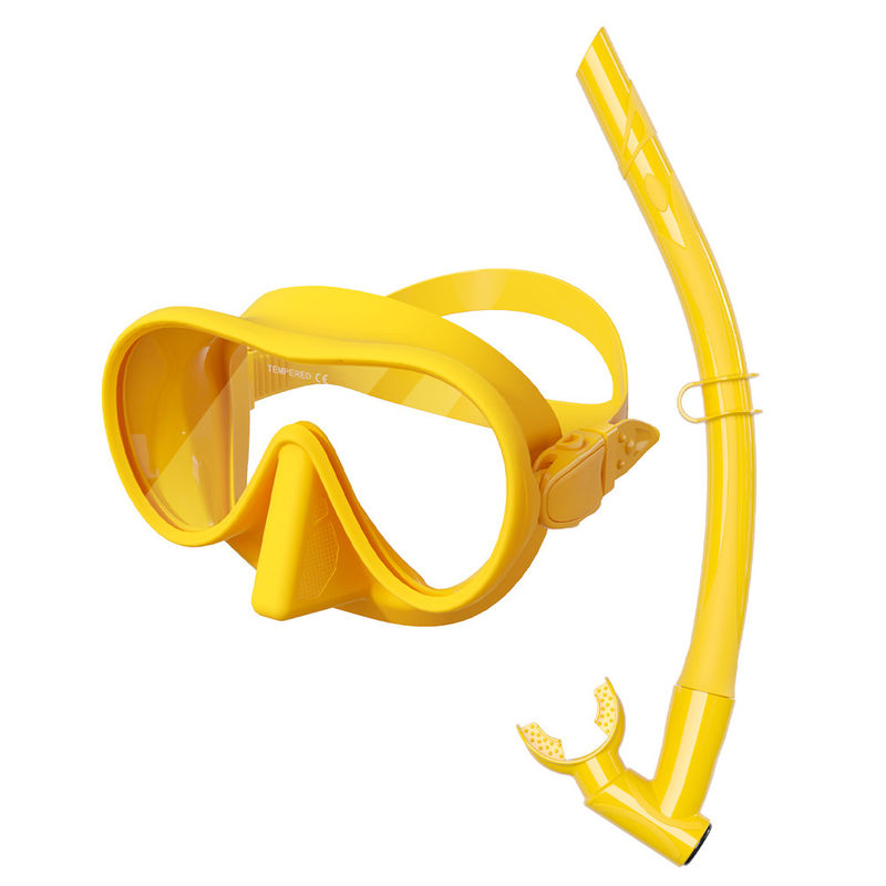 2024 Sviluppa Maschera da snorkeling per adulti con gonna in silicone liquido e stile Maschera da snorkeling