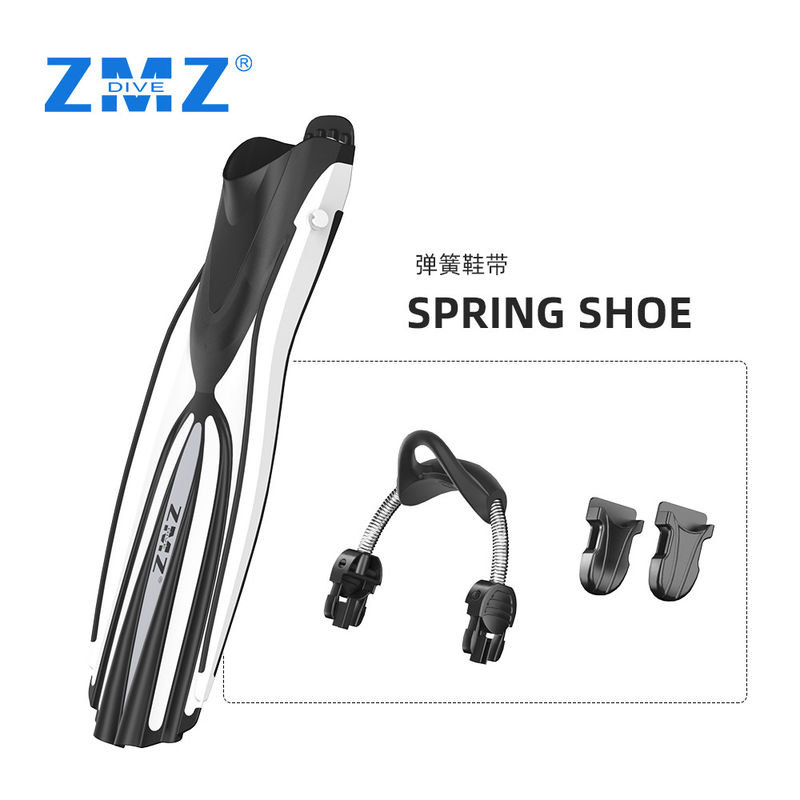 TPR PP Long Blade Scuba Diver Flipper ปีกเท้าเต็ม สําหรับการดําน้ําแบบฟรีเฟ็กซ์ การตกปลา