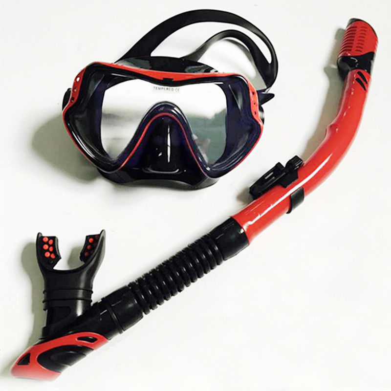 Professionele PVC Snorkel Tube en Plastic Frame Mask Set voor Onderwater Excursies Snorkel Mask Set