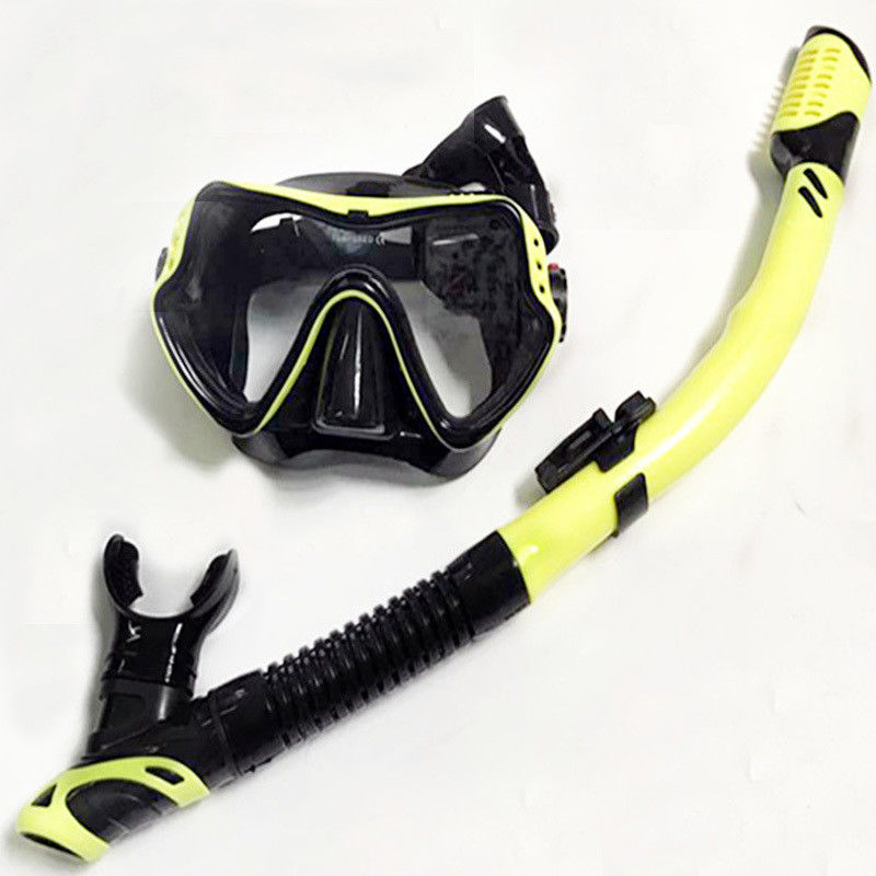 Professionele PVC Snorkel Tube en Plastic Frame Mask Set voor Onderwater Excursies Snorkel Mask Set